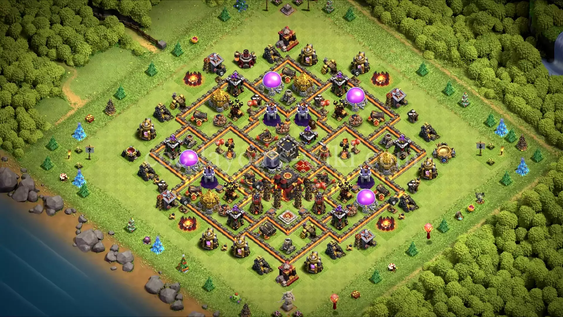 TH10 War Base with Copy Link #33