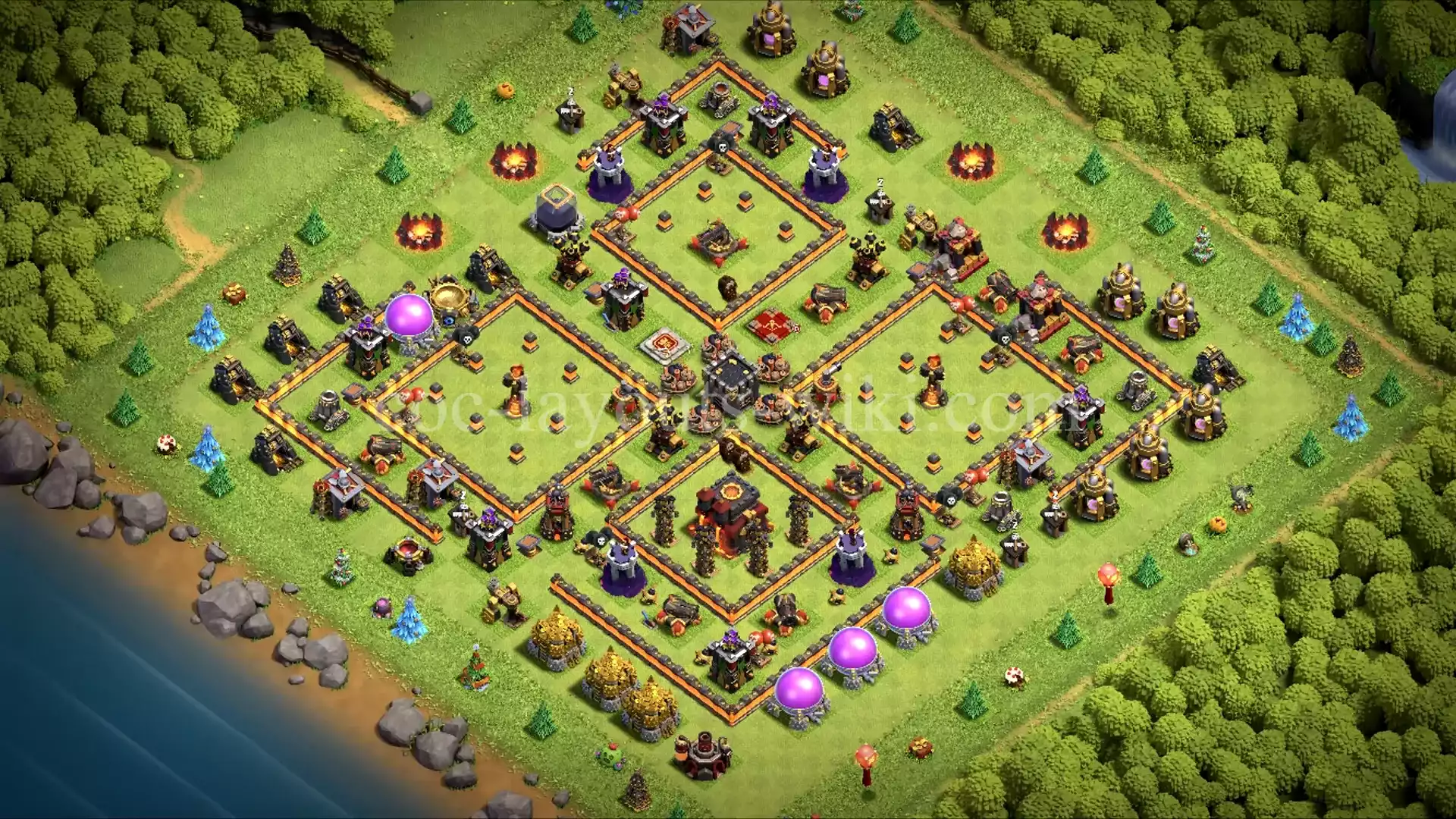 TH10 War Base with Copy Link #35