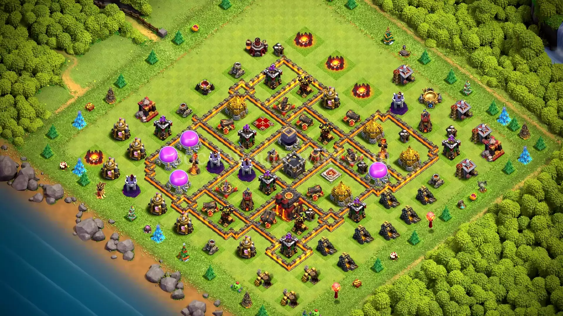 TH10 War Base with Copy Link #52