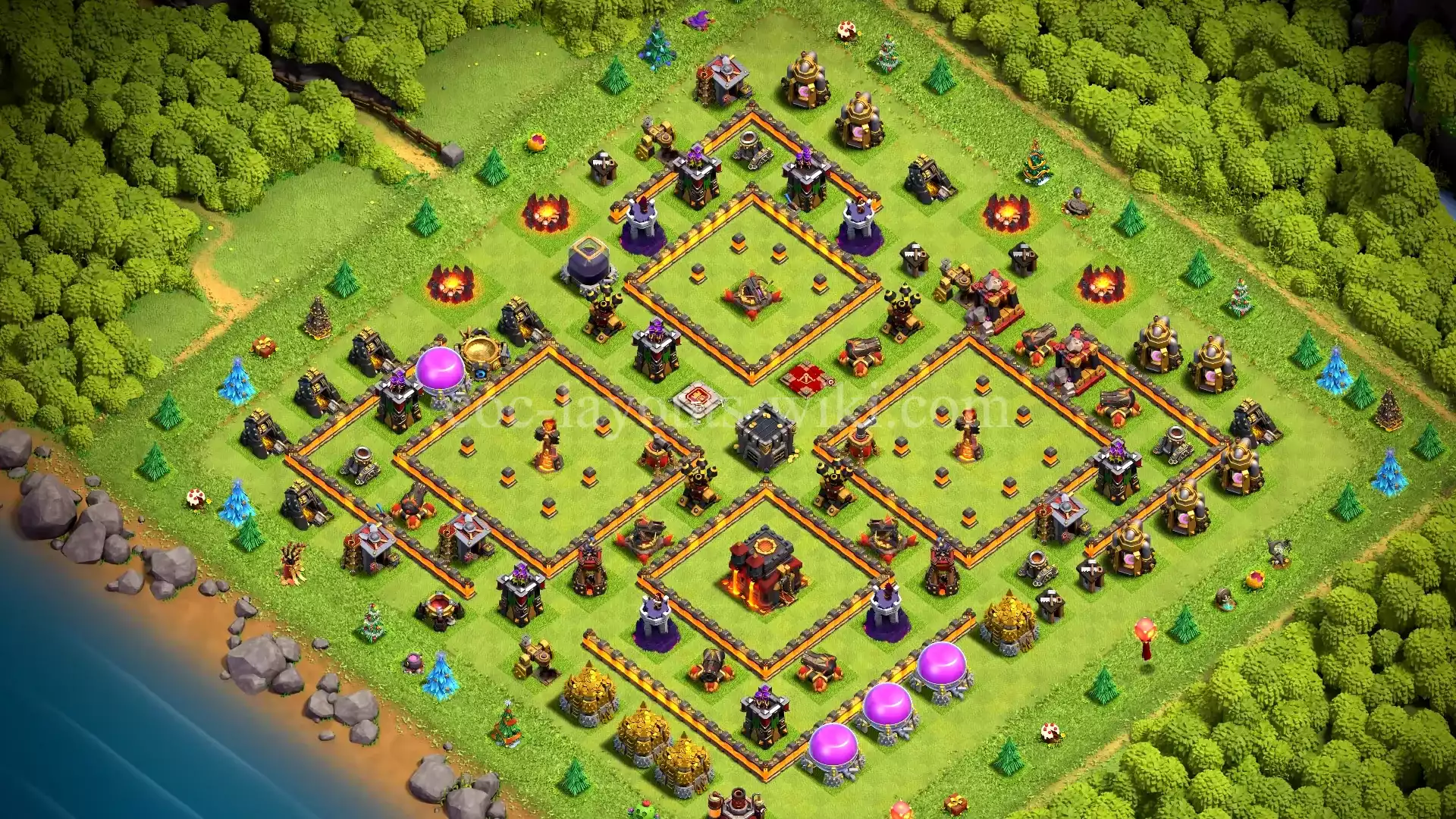 TH10 War Base with Copy Link #55