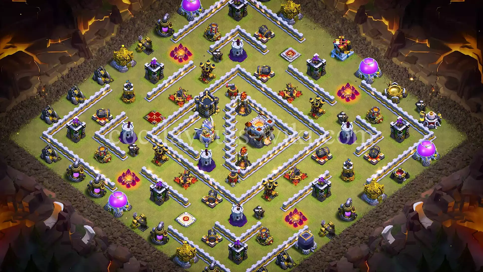 TH11 War Base with Copy Link #16