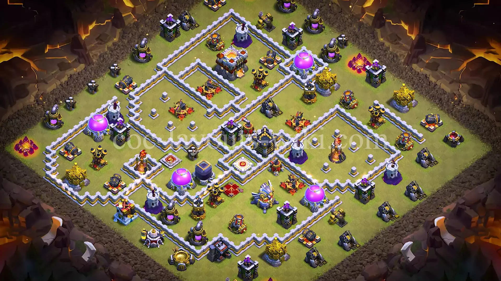 TH11 War Base with Copy Link #17