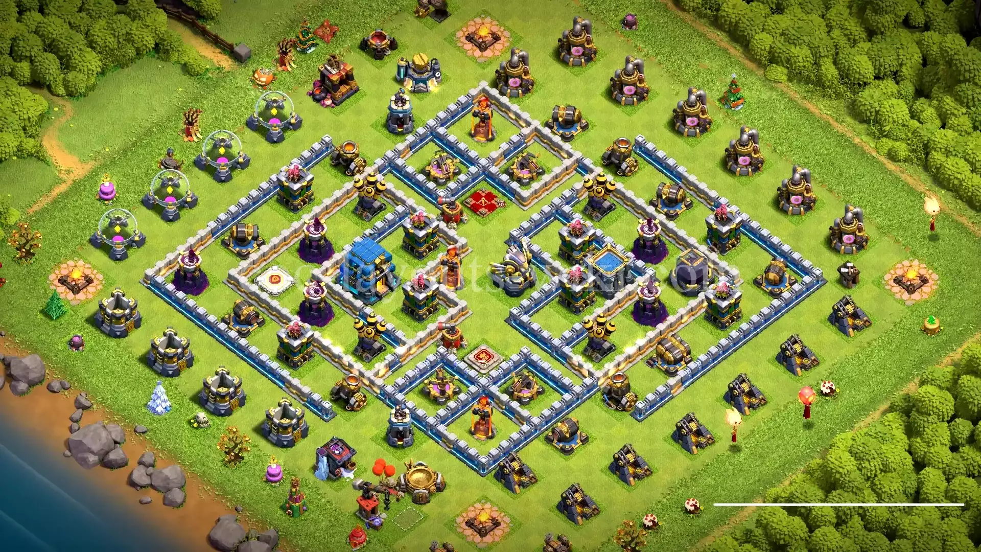 TH12 War Base with Copy Link #23