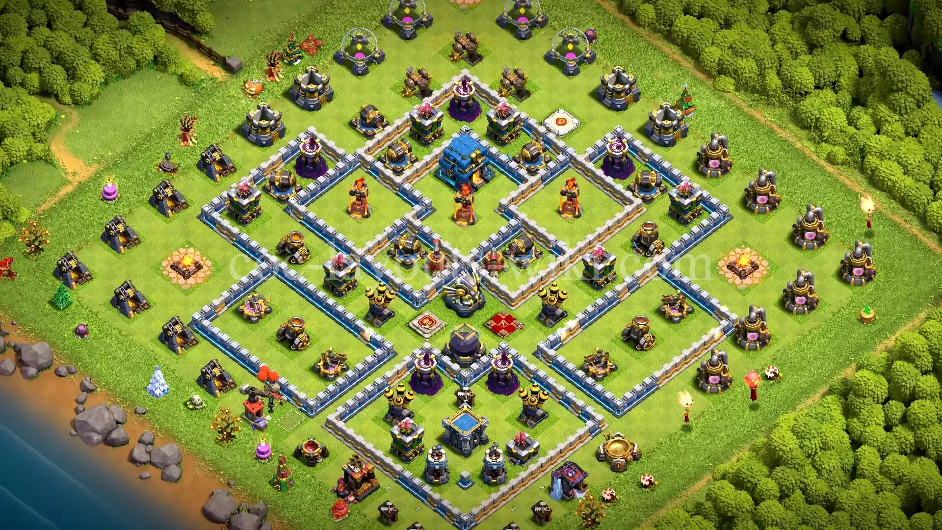 TH12 War Base with Copy Link #24