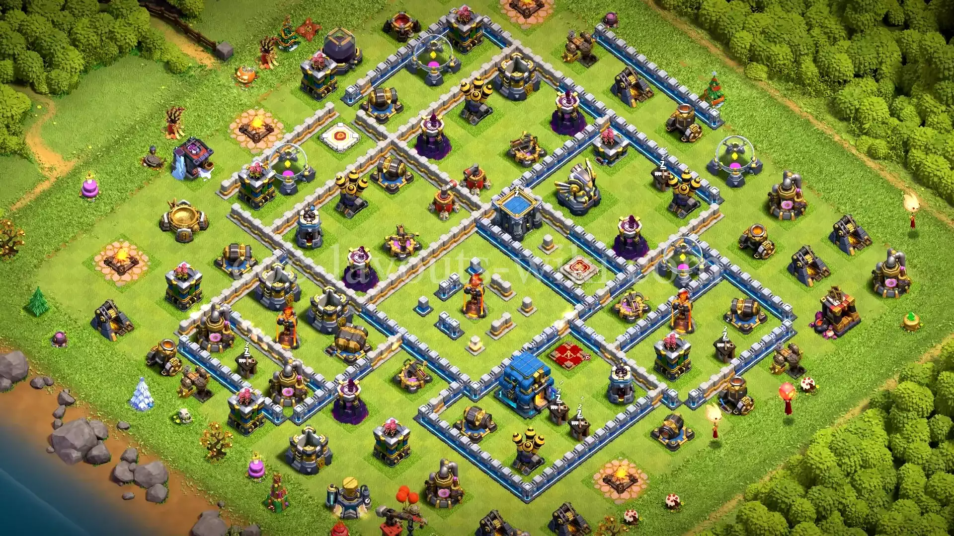 TH12 War Base with Copy Link #30