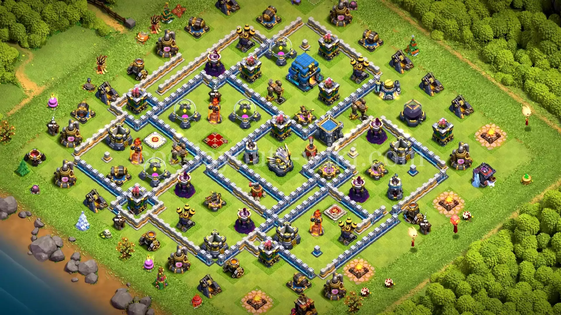 TH12 War Base with Copy Link #37