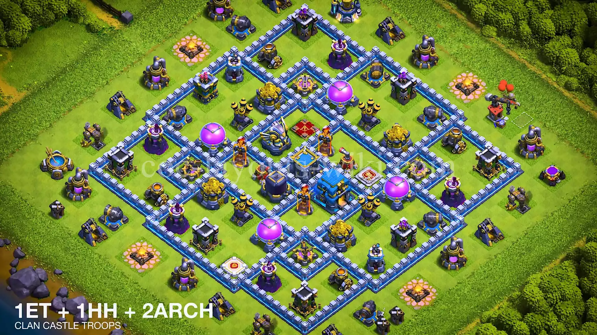 TH12 War Base with Copy Link #41