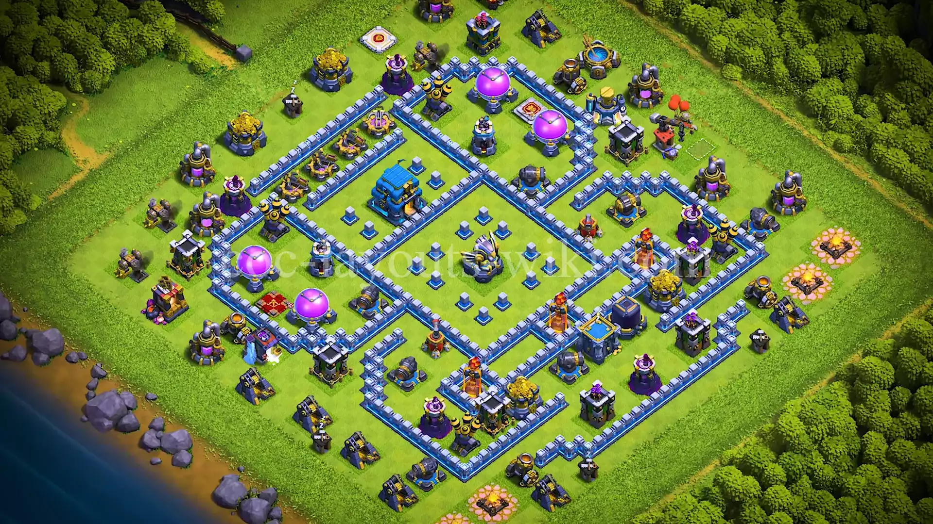 TH12 War Base with Copy Link #45