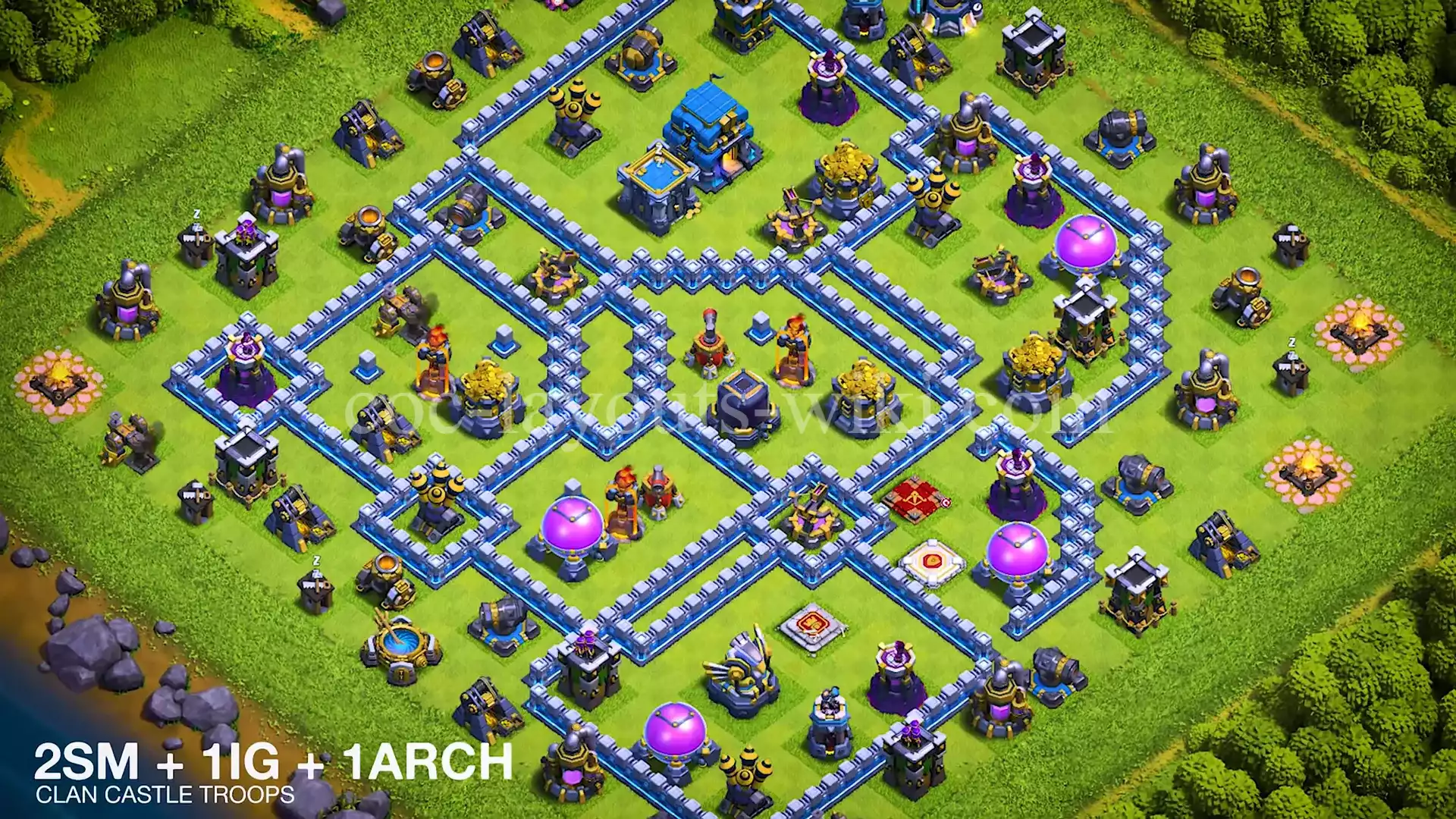 TH12 War Base with Copy Link #46