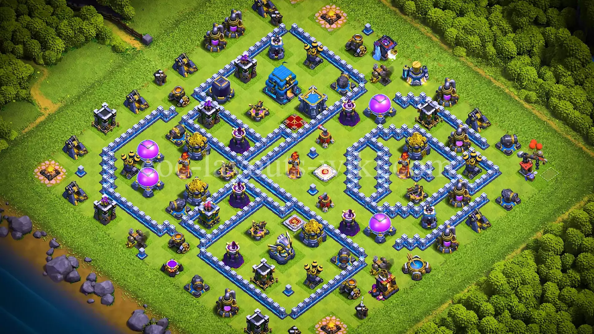 TH12 War Base with Copy Link #48