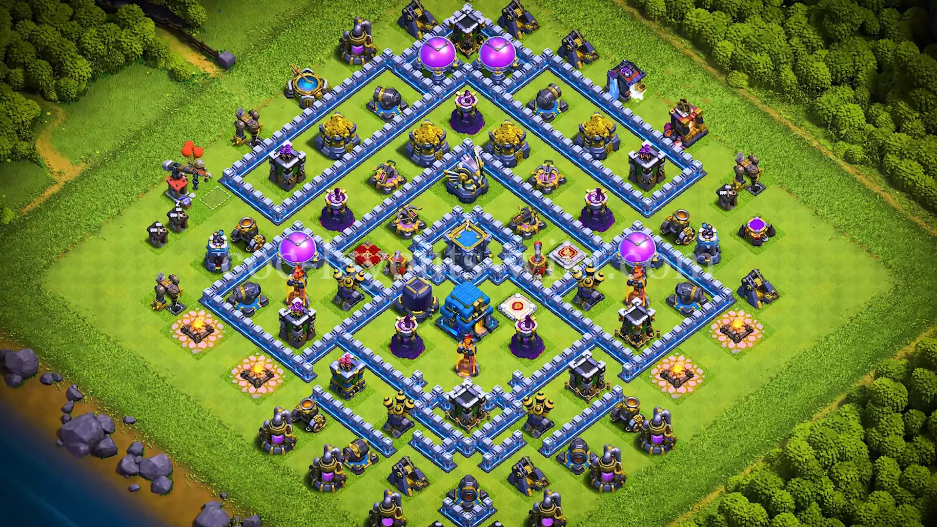TH12 War Base with Copy Link #50