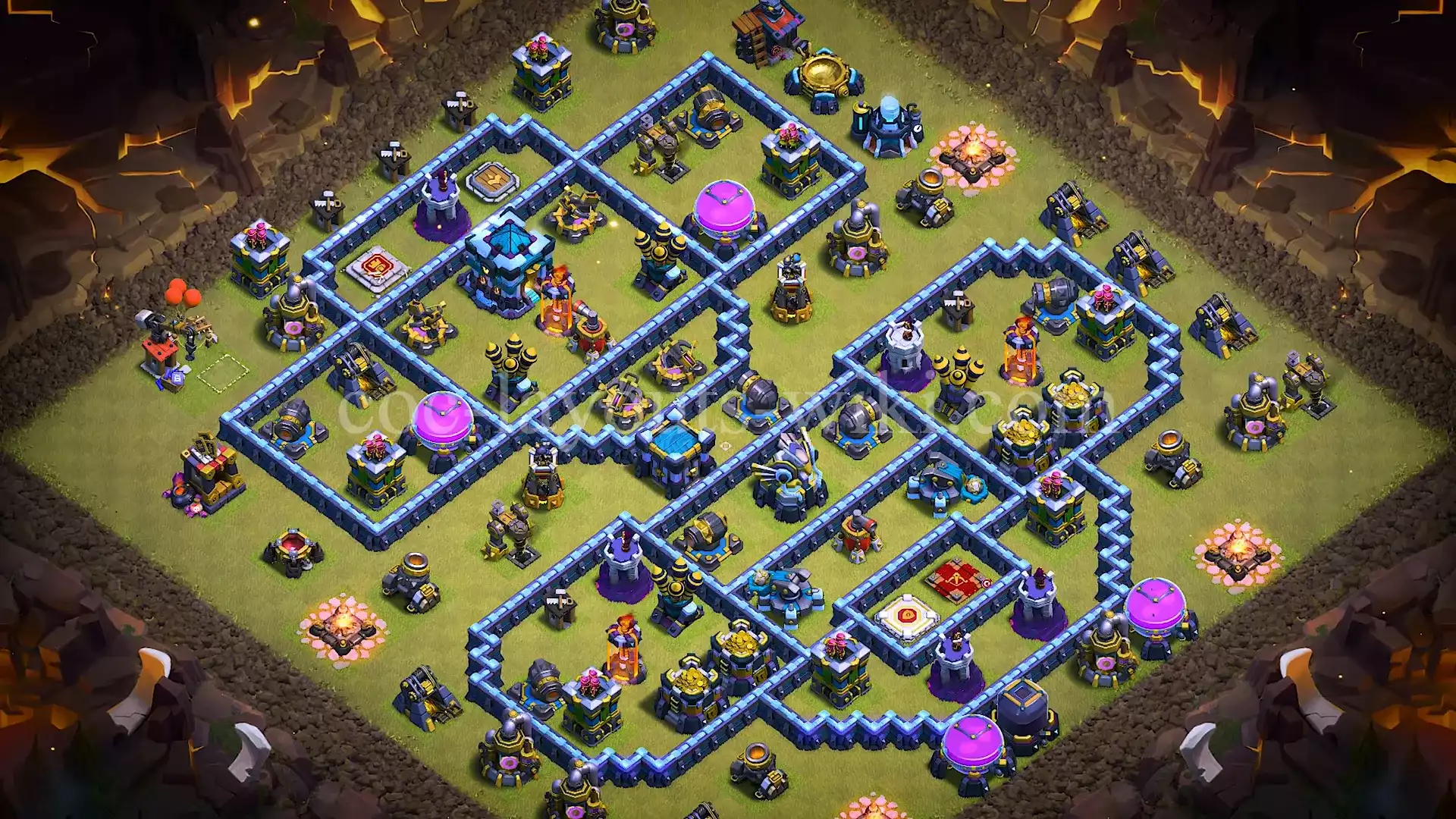 TH13 War Base with Copy Link #4