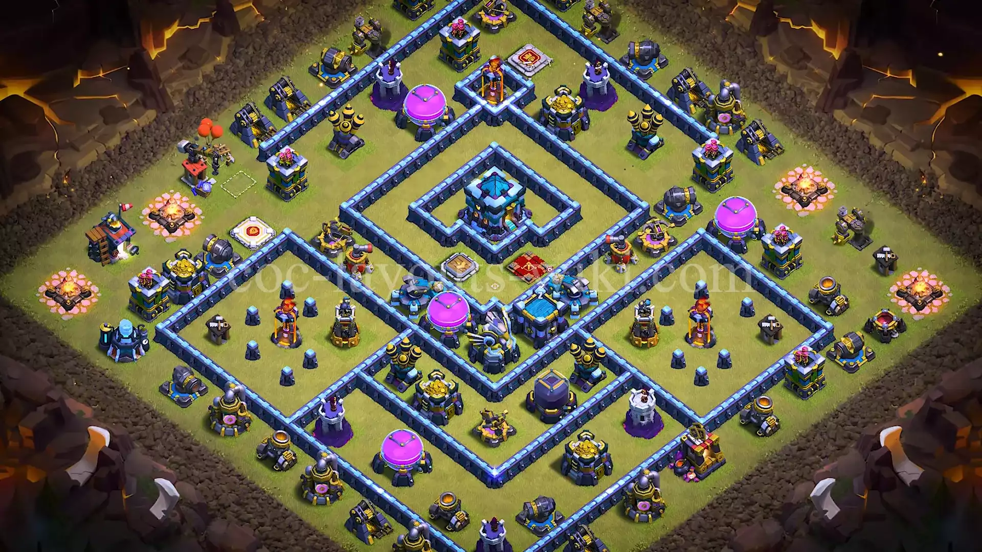TH13 War Base with Copy Link #7