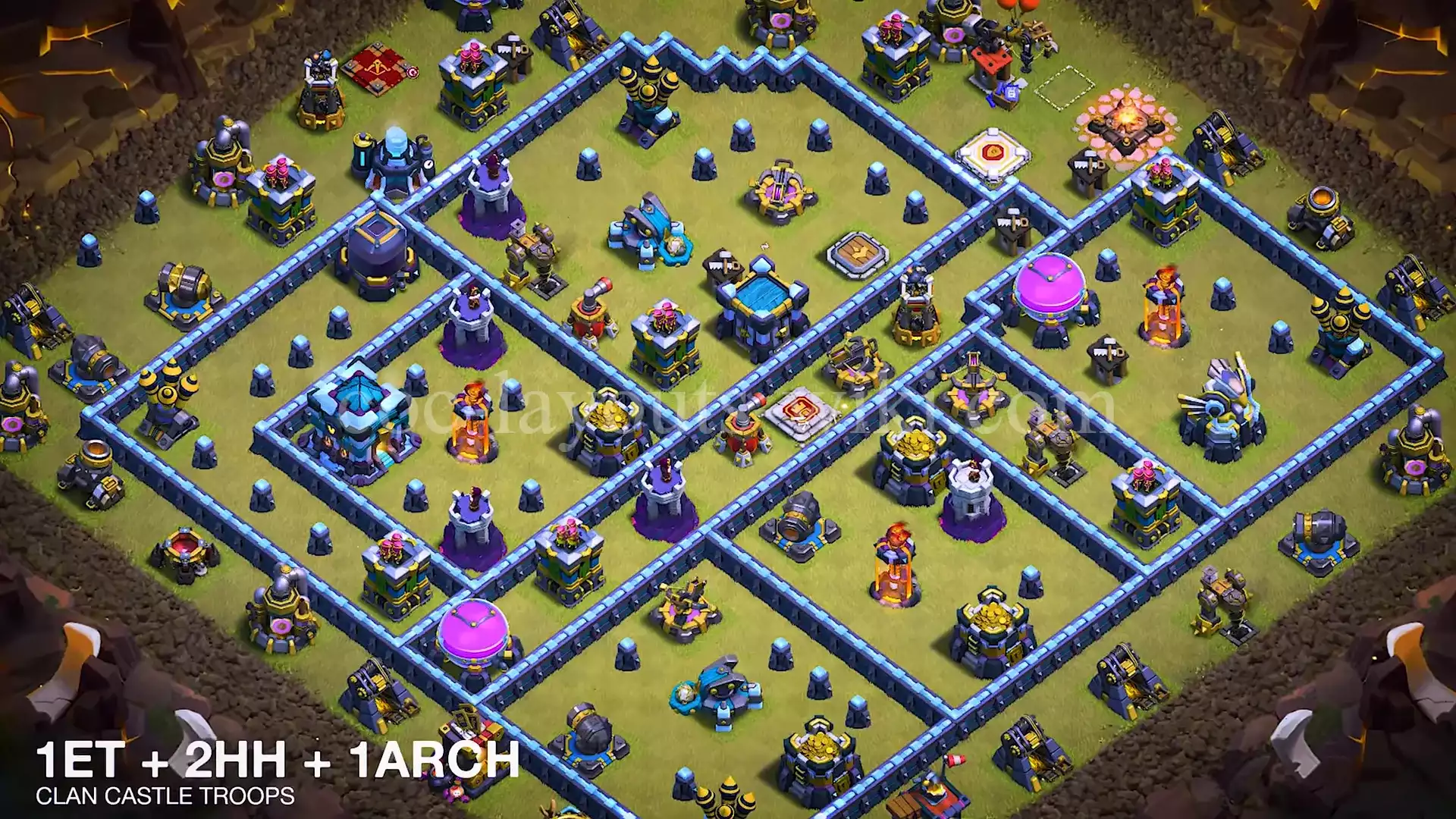 TH13 War Base with Copy Link #10