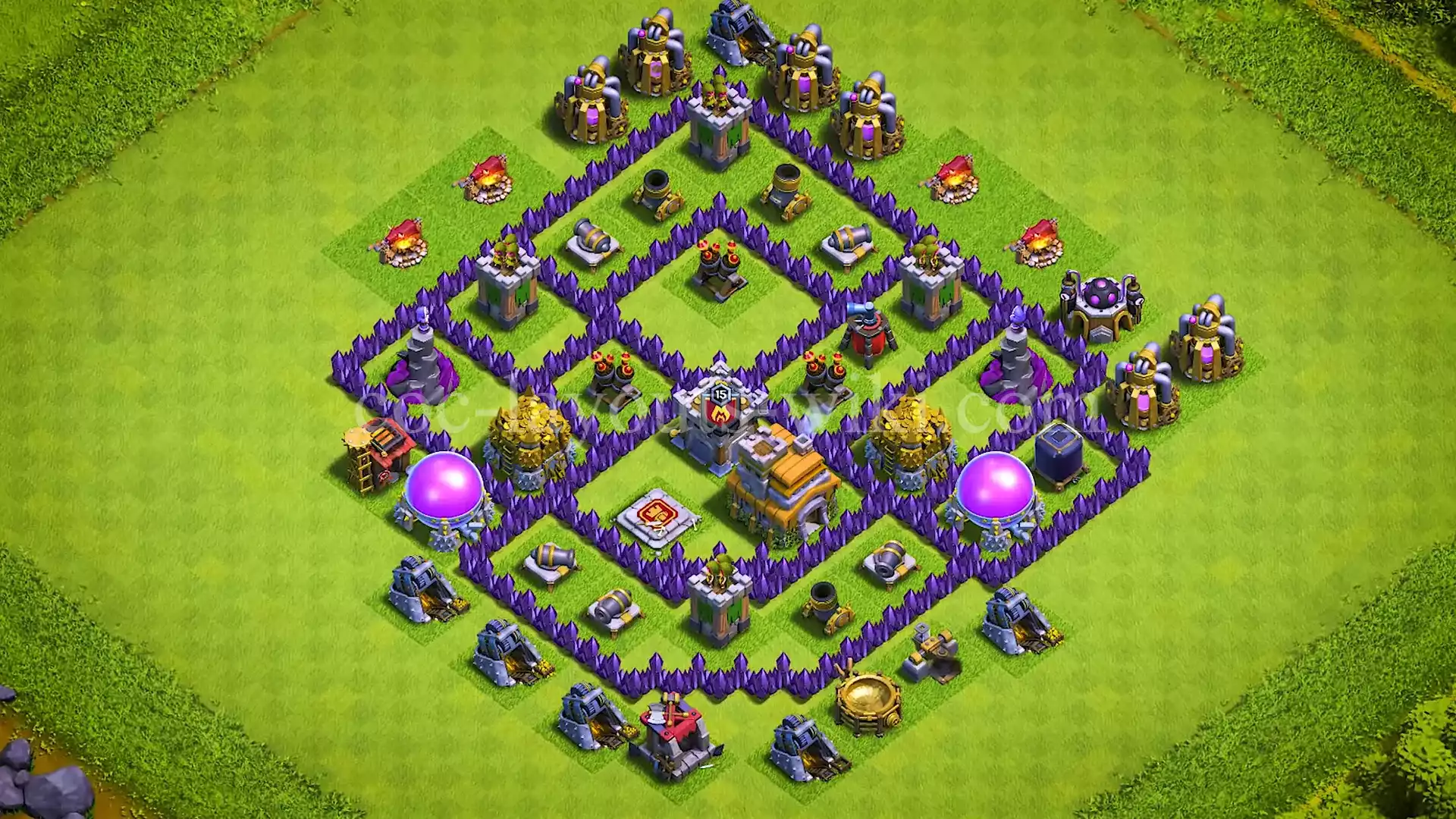 TH7 War Base with Copy Link #34