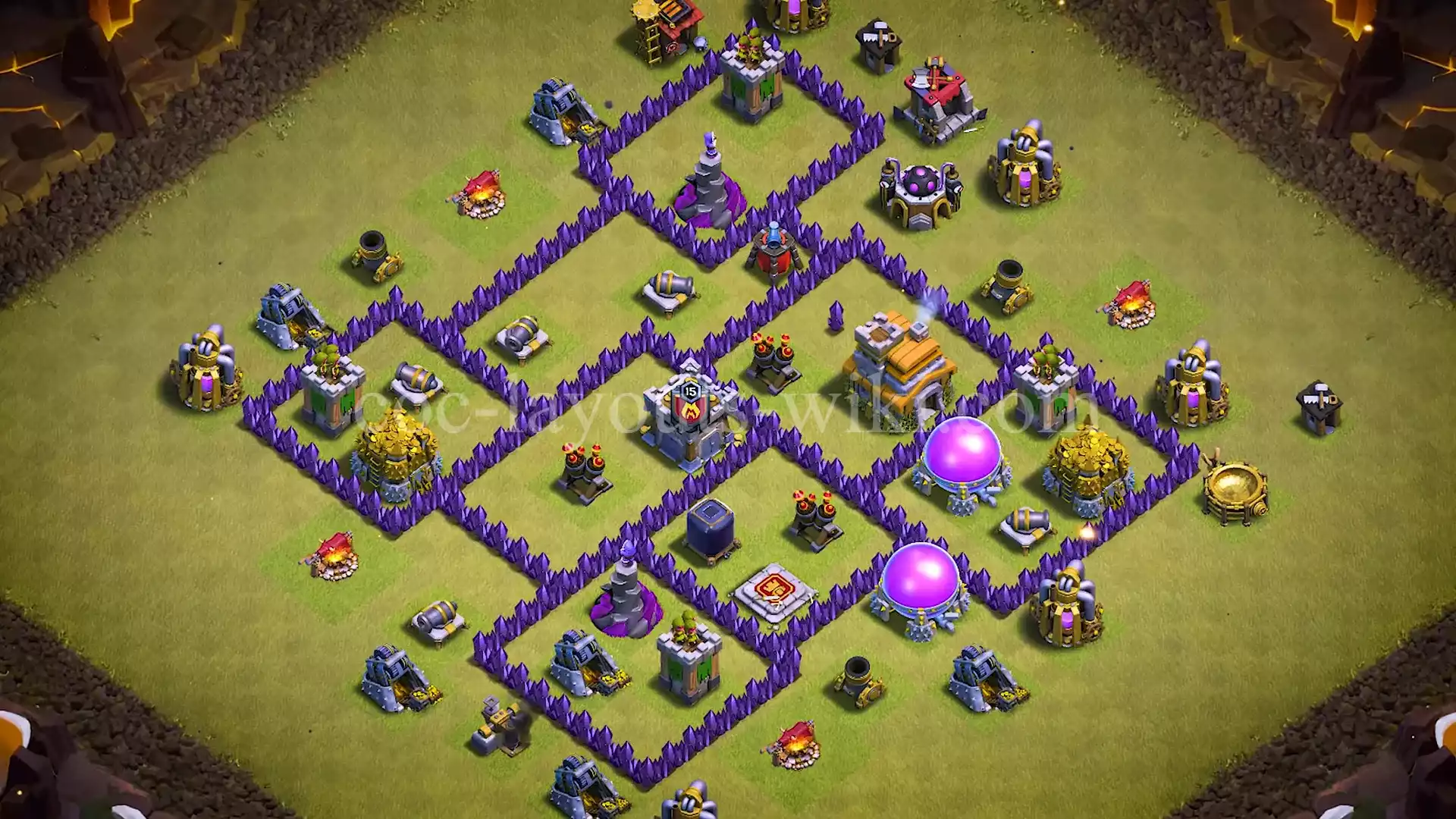 TH7 War Base with Copy Link #38