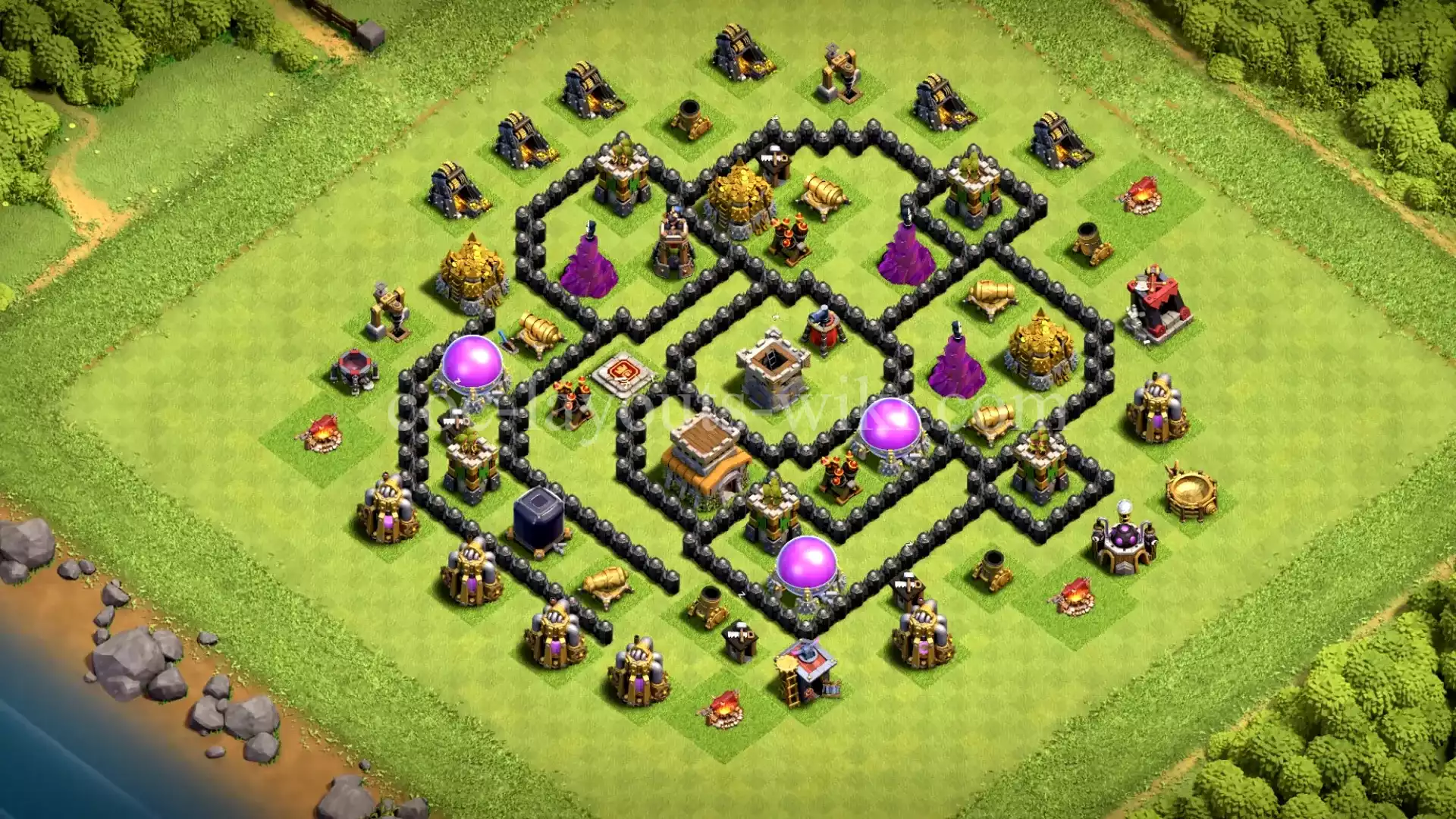 TH8 War Base with Copy Link #26