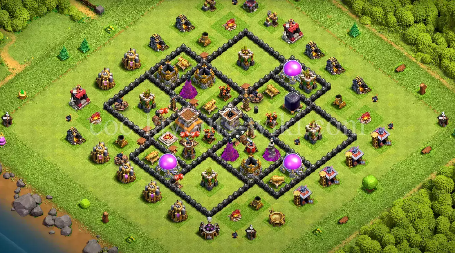 TH8 War Base with Copy Link #47